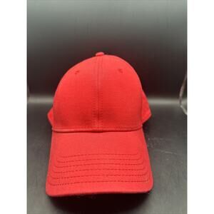 Red A-Flex Baseball Cap Pre-owned Hat A Flex